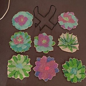 Ensemble de 8 sous- verres